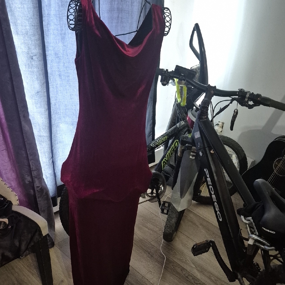 Mexx Burgundy Maxi Dress